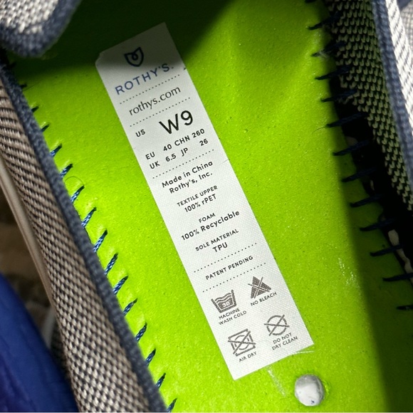 Rothy’s Original Slip On Sneaker in Anchor - Picture 7 of 9